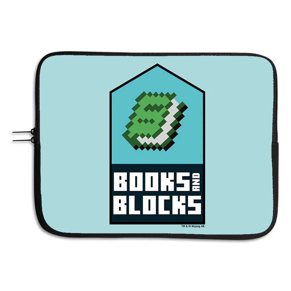 Minecraft Books and Blocks Neoprene Laptop Sleeve