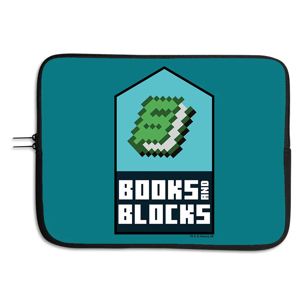 Minecraft Books and Blocks Neoprene Laptop Sleeve