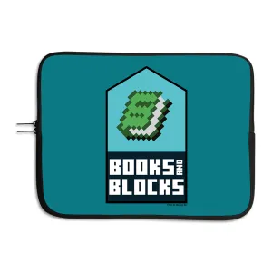 Minecraft Books and Blocks Neoprene Laptop Sleeve