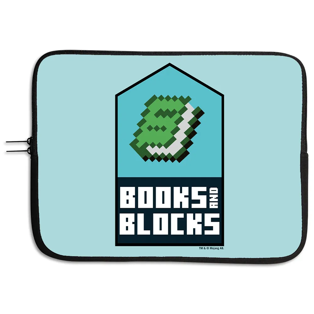 Minecraft Books and Blocks Neoprene Laptop Sleeve