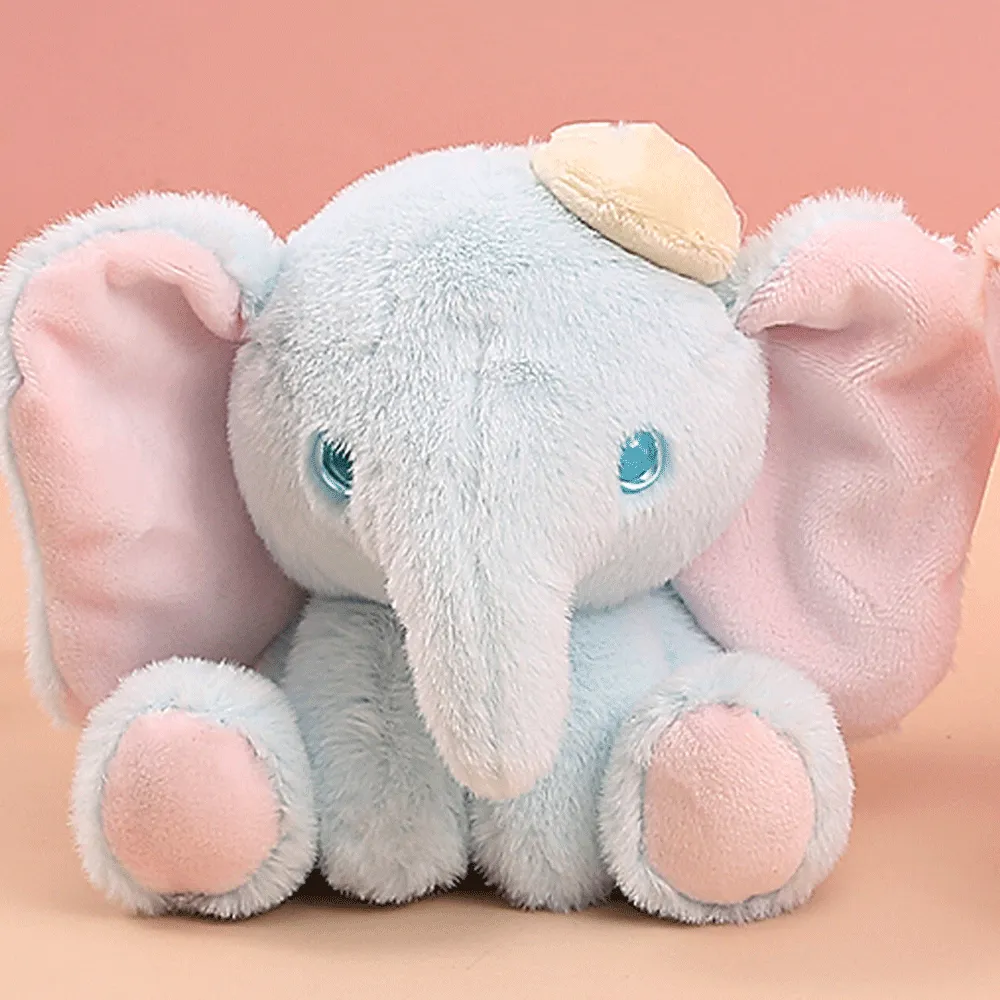 Mini Elephant Plush Keychain.