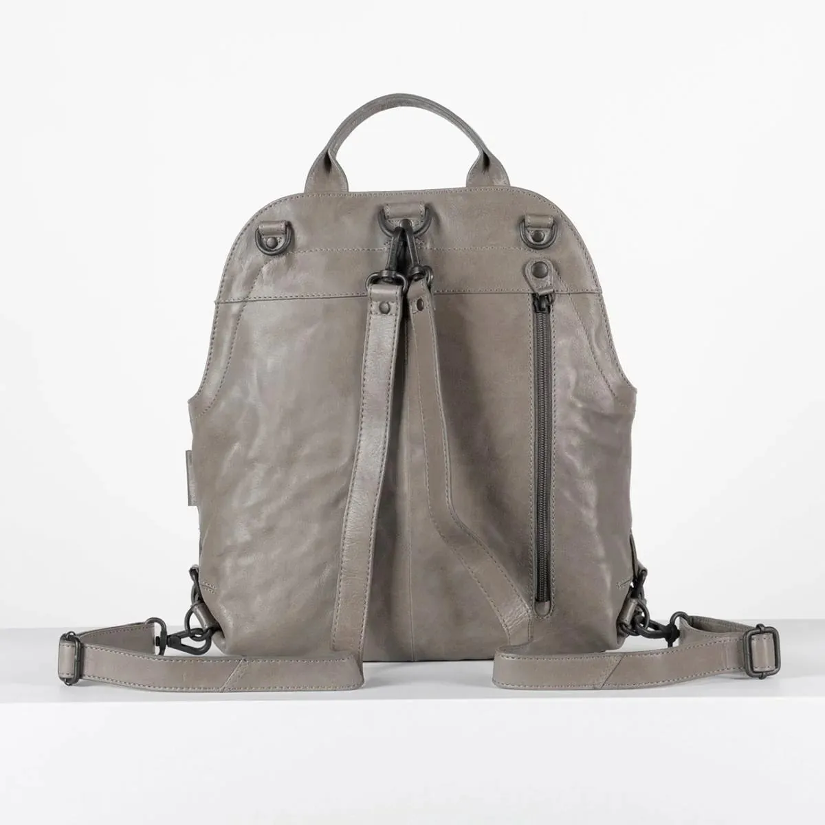 Mrs. Mud Cake Backpack/Cross-Body Bag in Cloudburst