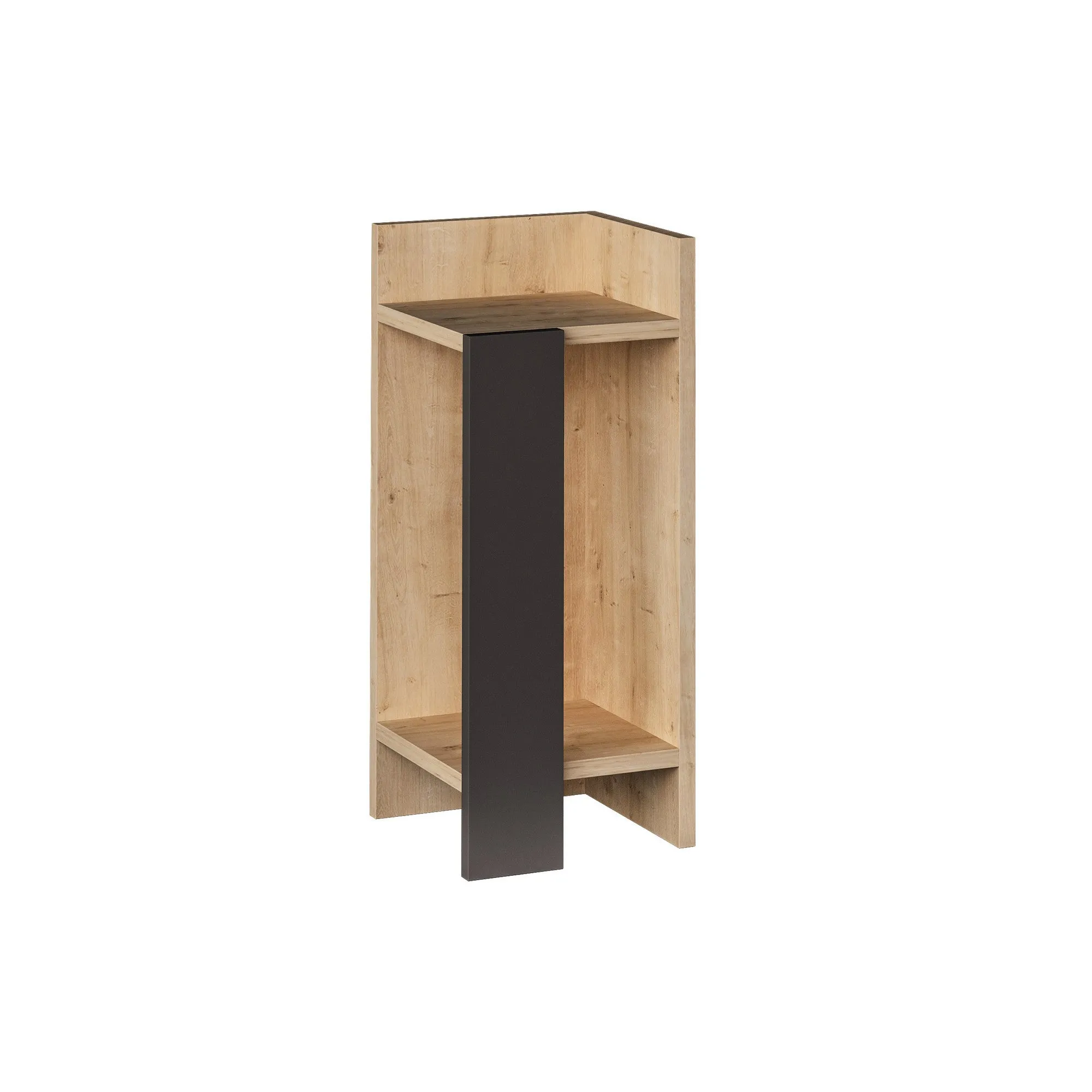 Nightstand Elos Right - Oak Anthracite