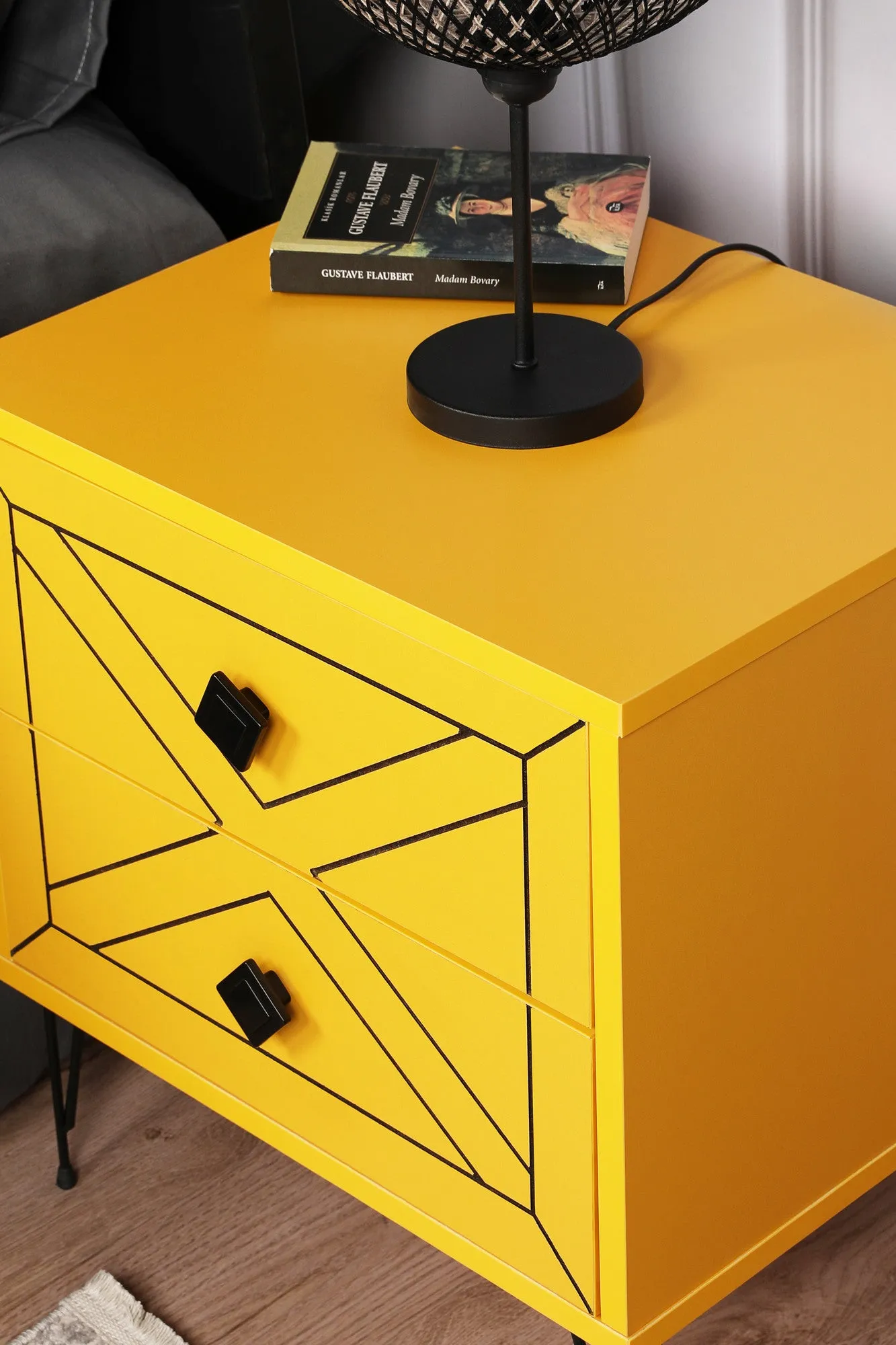 Nightstand Luna - Yellow