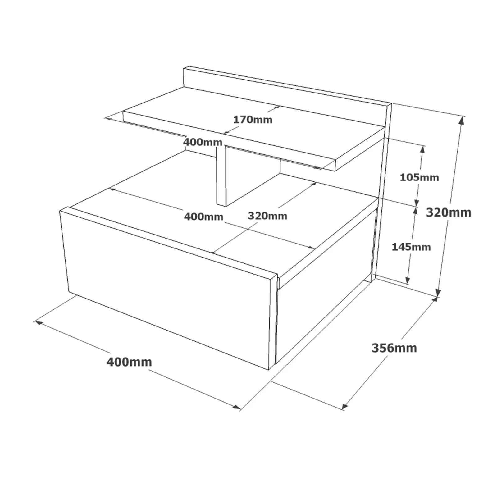 Nightstand LV28-KE - Oak