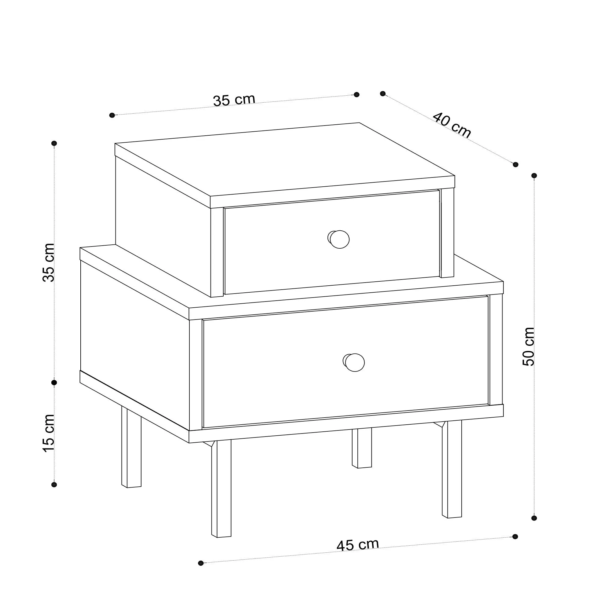 Nightstand Nadia