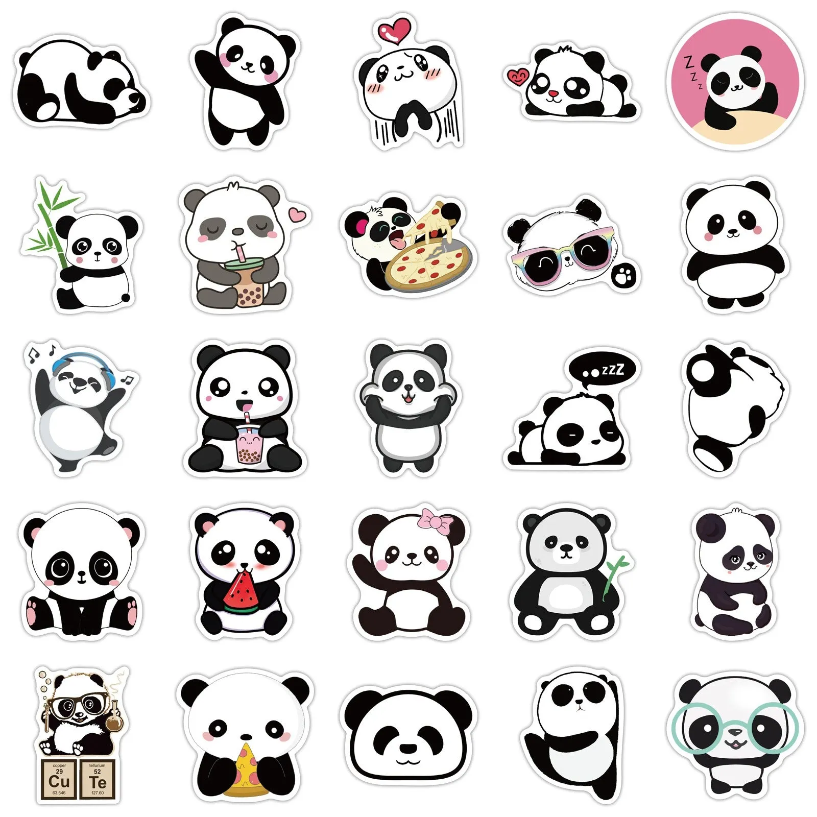 Panda World Stickers Pack