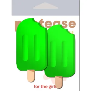 Pastease Brand Lime Green Ice Popsicle Pasties