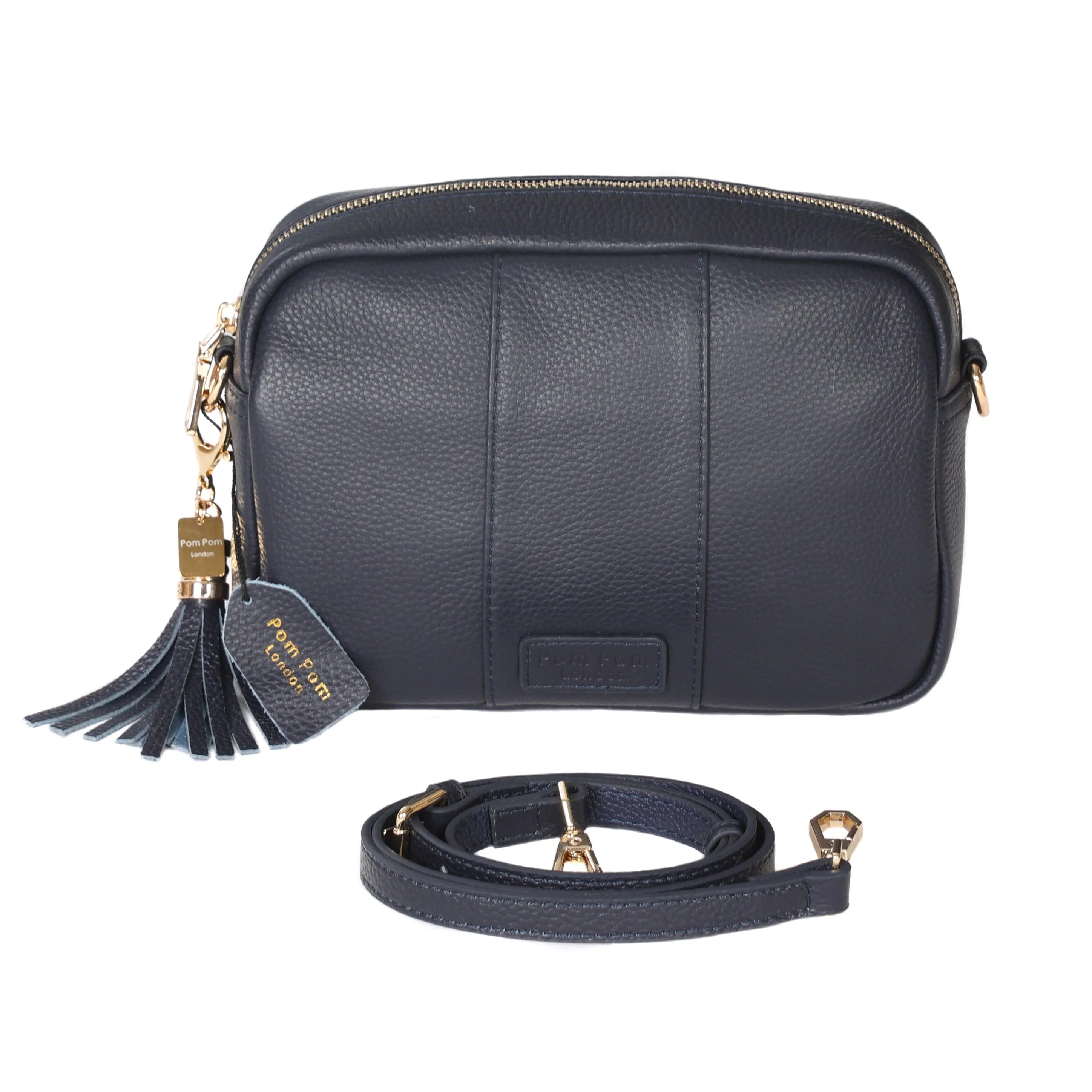 Pom Pom London City Bag Navy