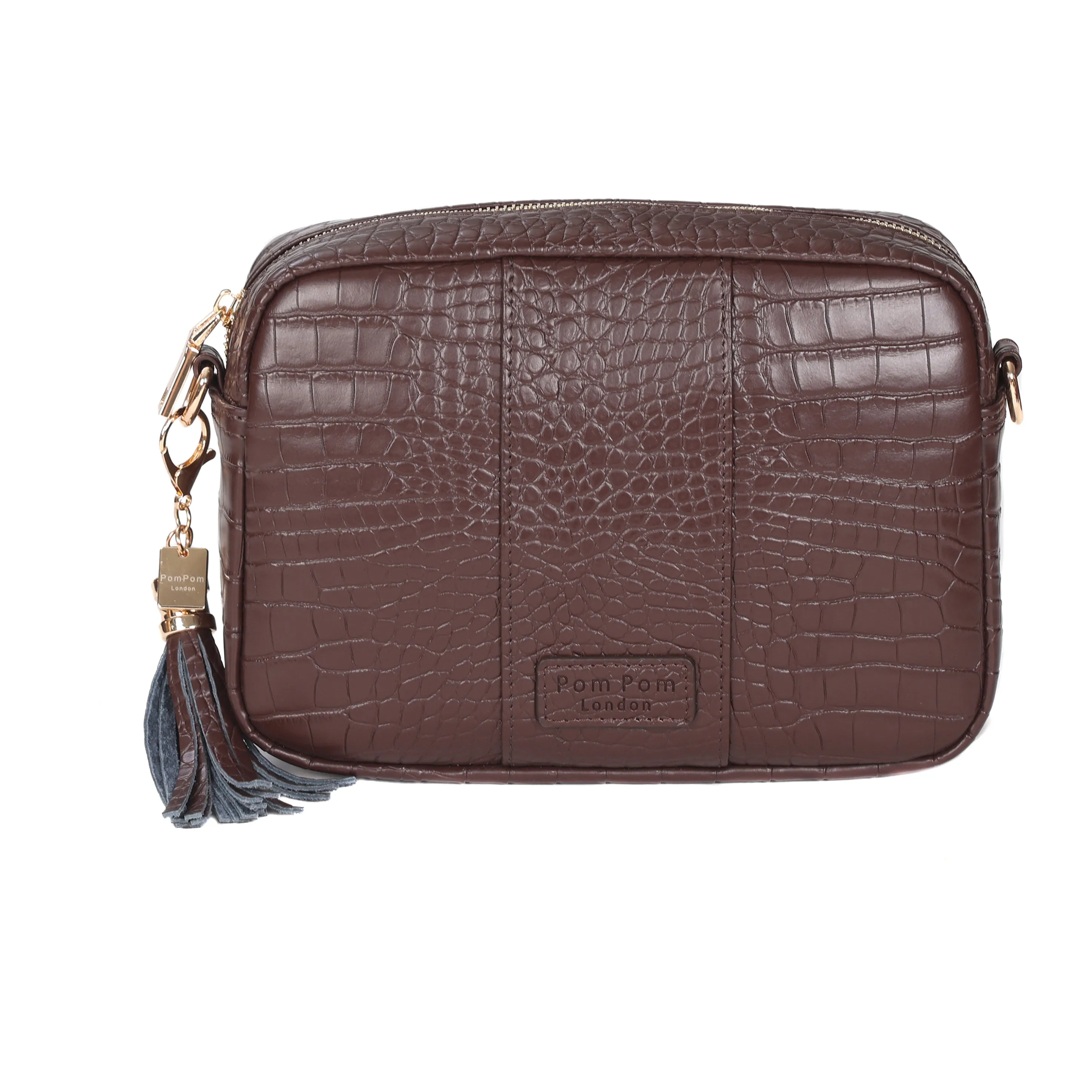 Pom Pom London City Croc Bag Chocolate