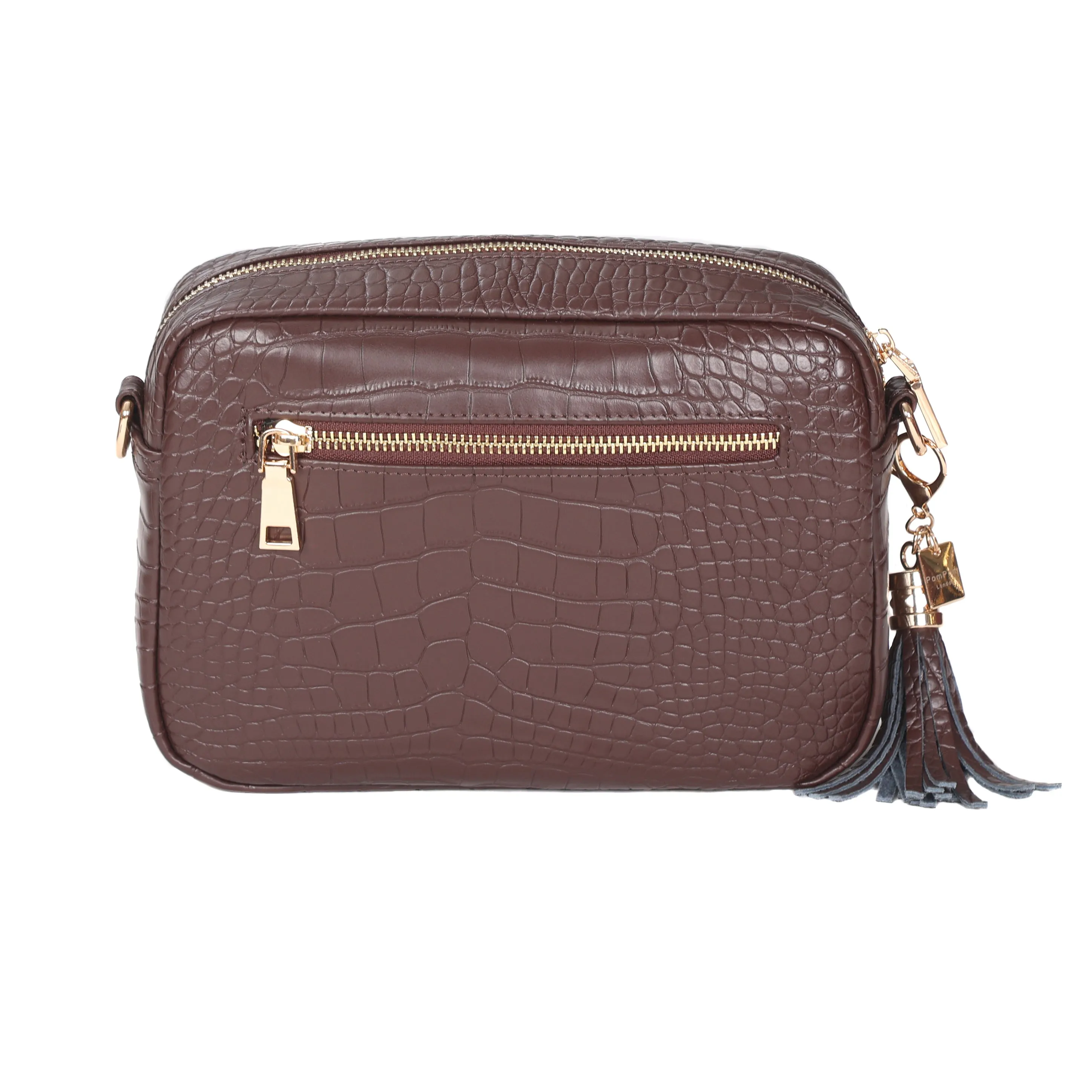 Pom Pom London City Croc Bag Chocolate