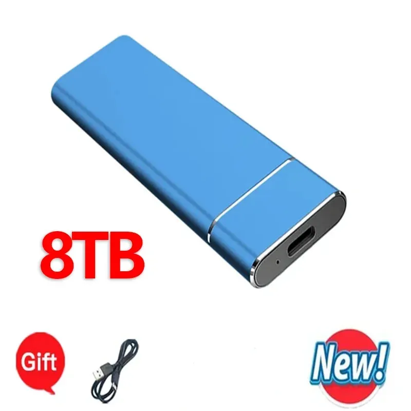 Portable  External Storage SSD 1TB High-speed Mobile Storage Drive