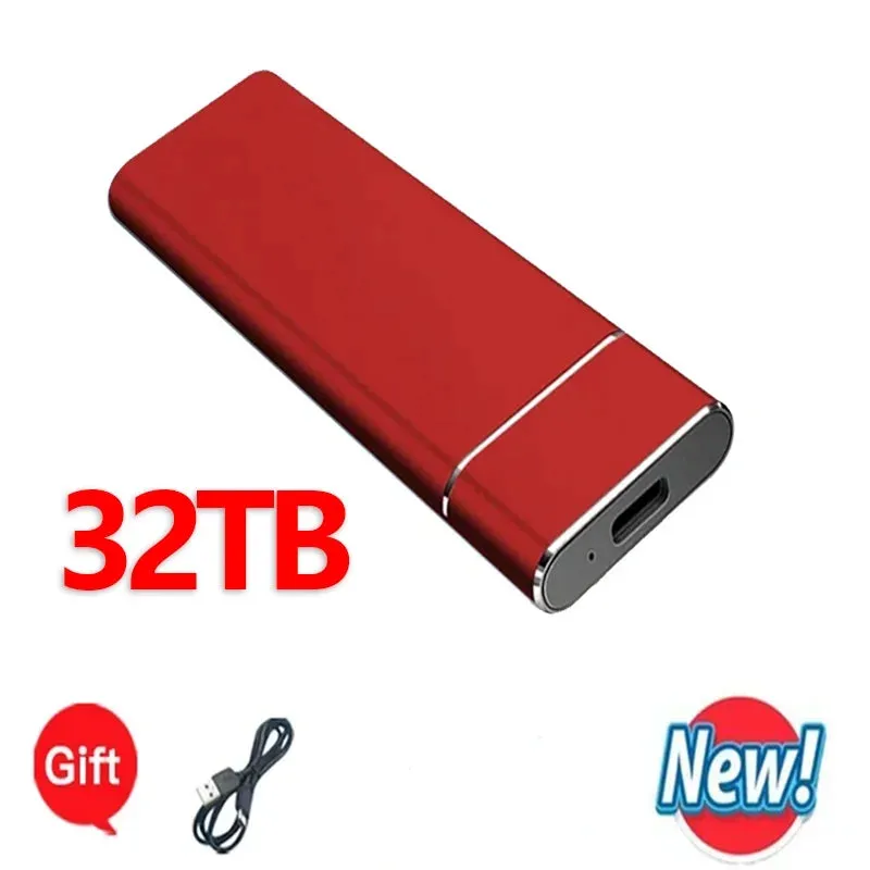 Portable  External Storage SSD 1TB High-speed Mobile Storage Drive