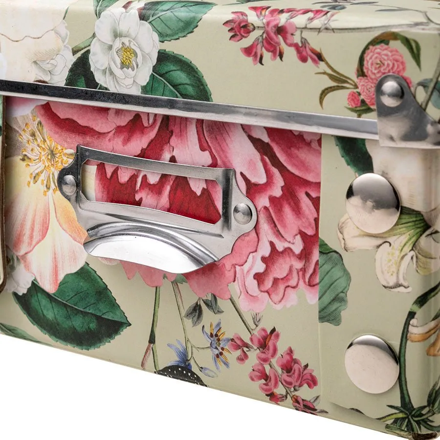 "Flowers" Foldable Storage Boxes - 3 Pieces