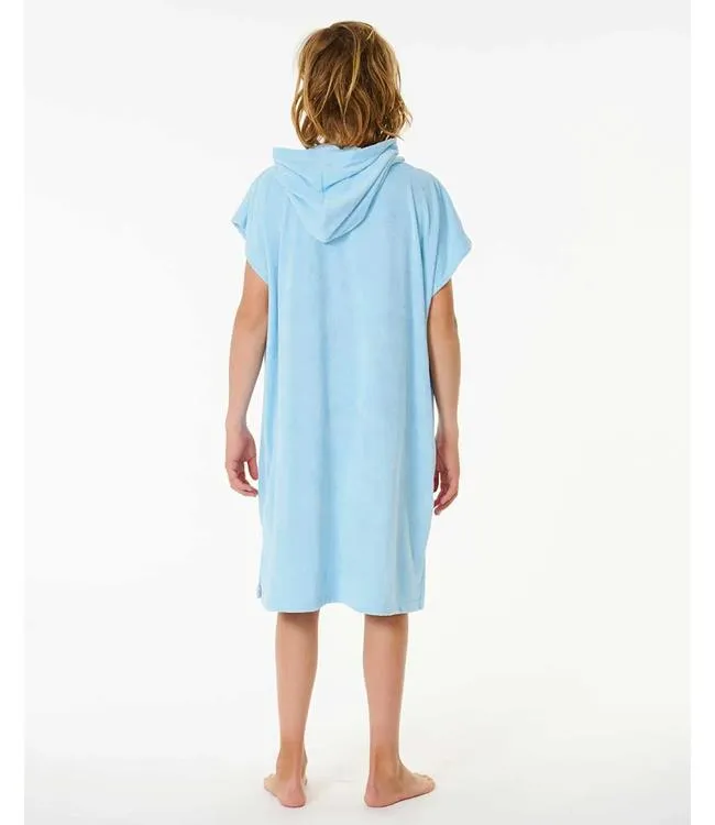 Ripcurl Brand Hooded Towel Boys - Cool Blue