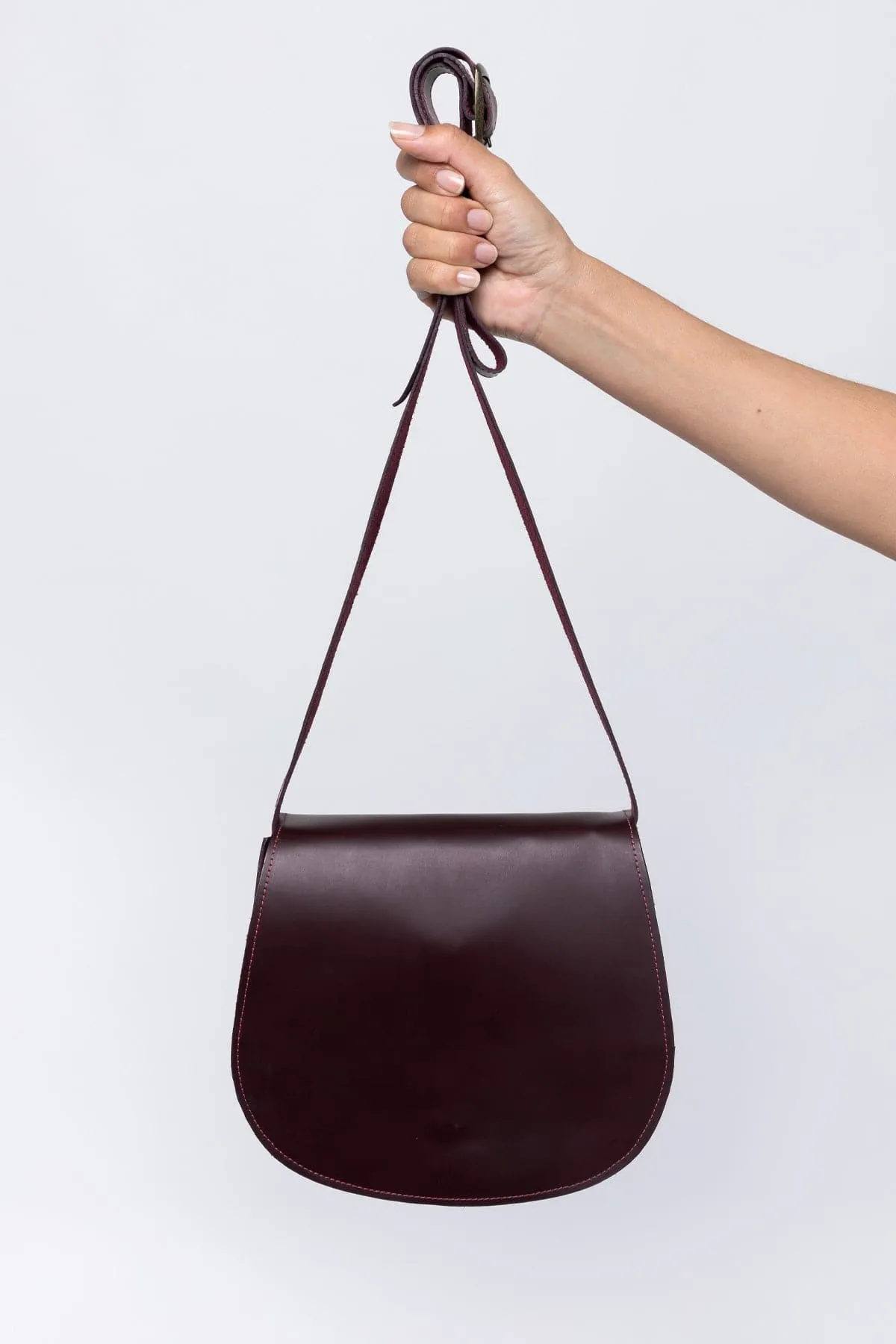 RLH3453 - Classic Leather Saddle Bag