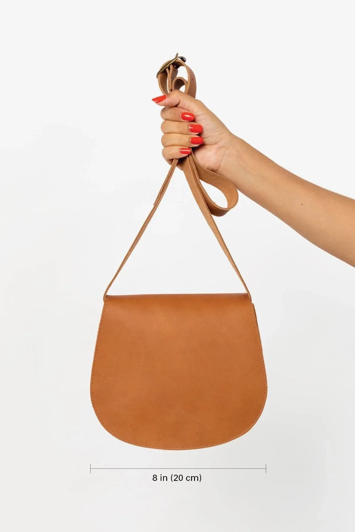 RLH3453 - Classic Leather Saddle Bag