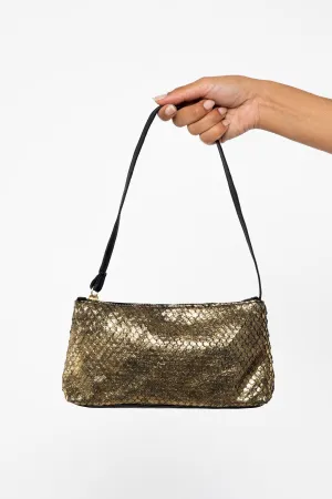 RLH3490 - Embellished Leather Zip Pochette