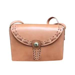 Small Handcrafted Leather Shoulder Bag, Handbag