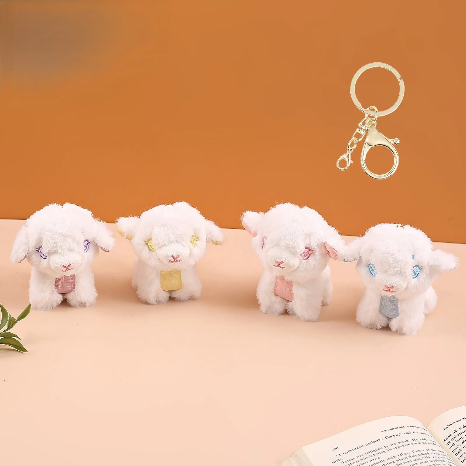 Small Sheep Soft Toy Keychain.