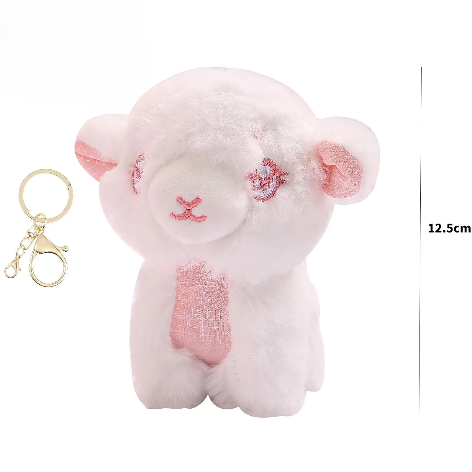 Small Sheep Soft Toy Keychain.