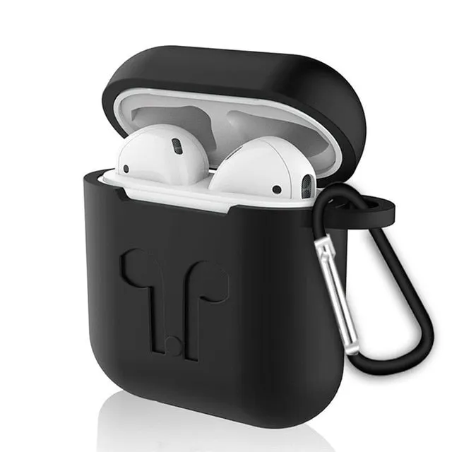 Soft Silicone Case For Airpods For Air Pods Shockproof Earphone Protective Cover Waterproof for iphone 7 8 Headset Accessories