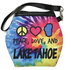 Souvenir Coin Purse Tye-Dye, Peace, Love & Lake Tahoe