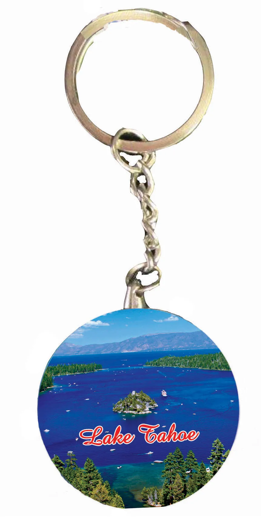 Souvenir Keychain Lake Tahoe Bubble