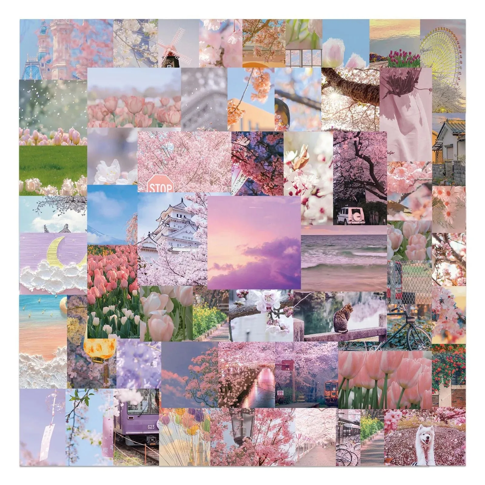 Spring Wallpaper Decorative Stickers Pack