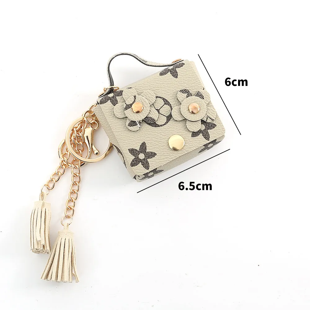 Stylish 2in1 Leather Keychain And Coin pouch .