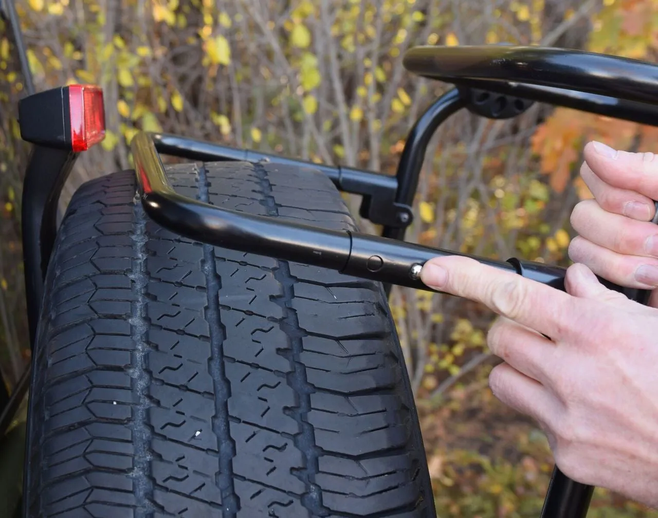 SUV Spare Tire Bike Rack | Holds 3 Bikes