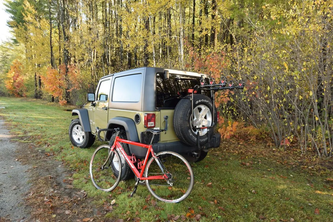 SUV Spare Tire Bike Rack | Holds 3 Bikes