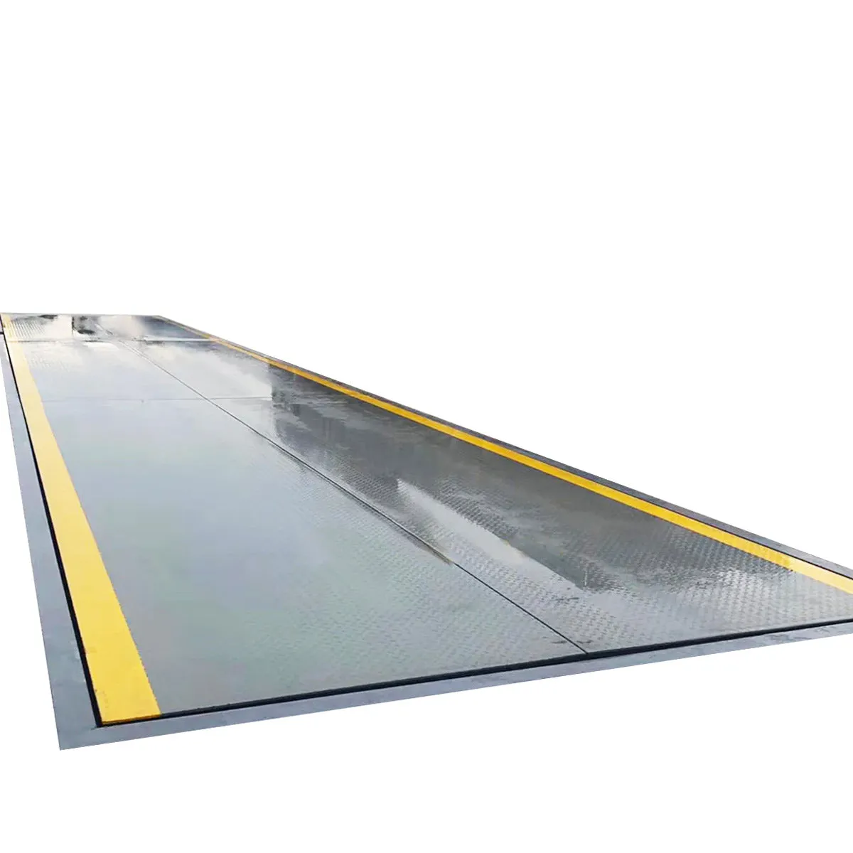 TMG Industrial 60 Ton Weighbridge Truck Scale, -35℃ to  70℃, 10’ x 56’ (W x L), High-Quality Steel, U-Shape Beam Design, 120% Safe Overload, TMG-FST60