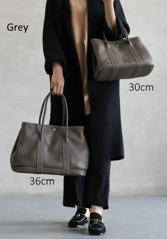 Togo Leather Tote Handbag