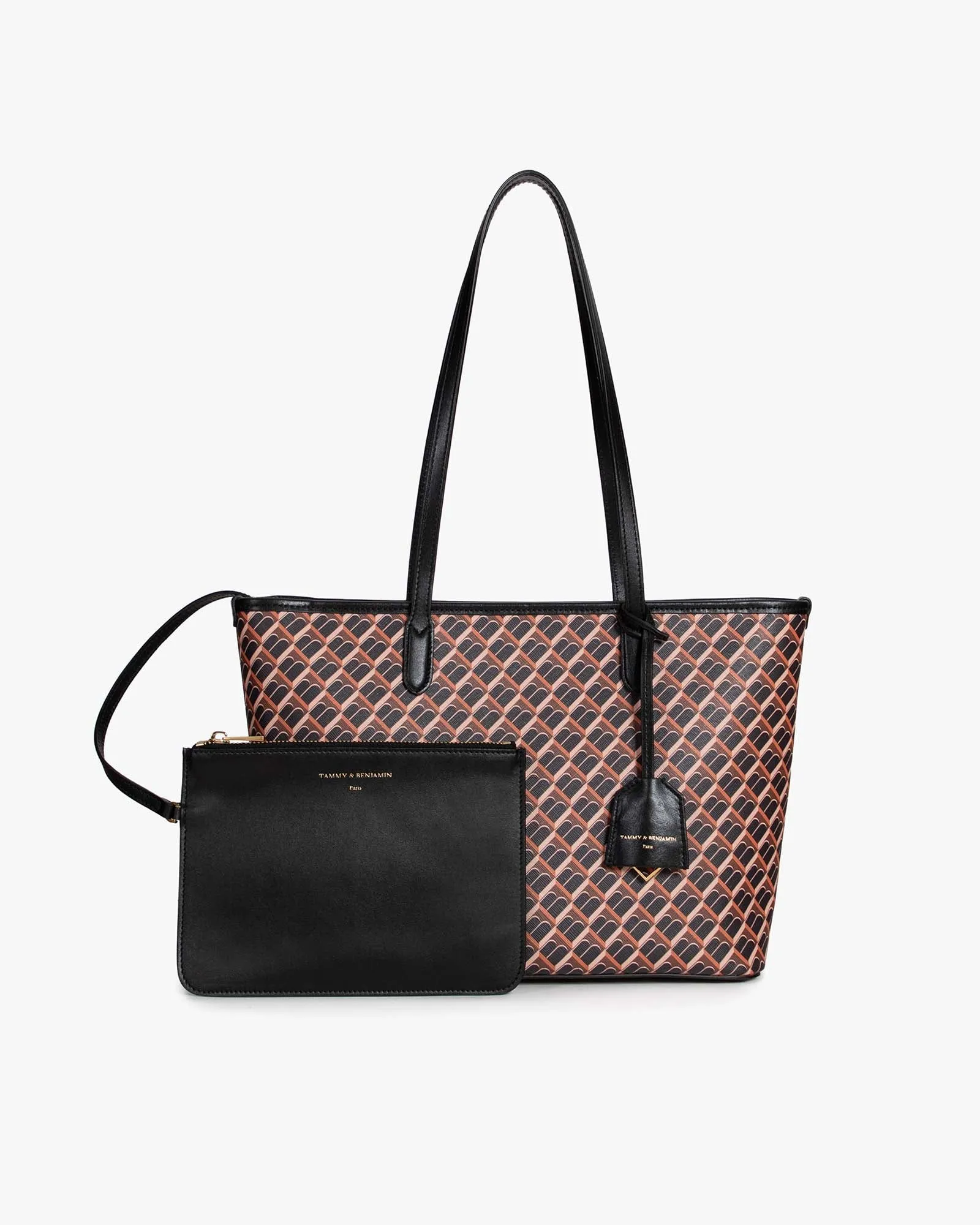 TOTE MONOGRAM PM - Brun et noir