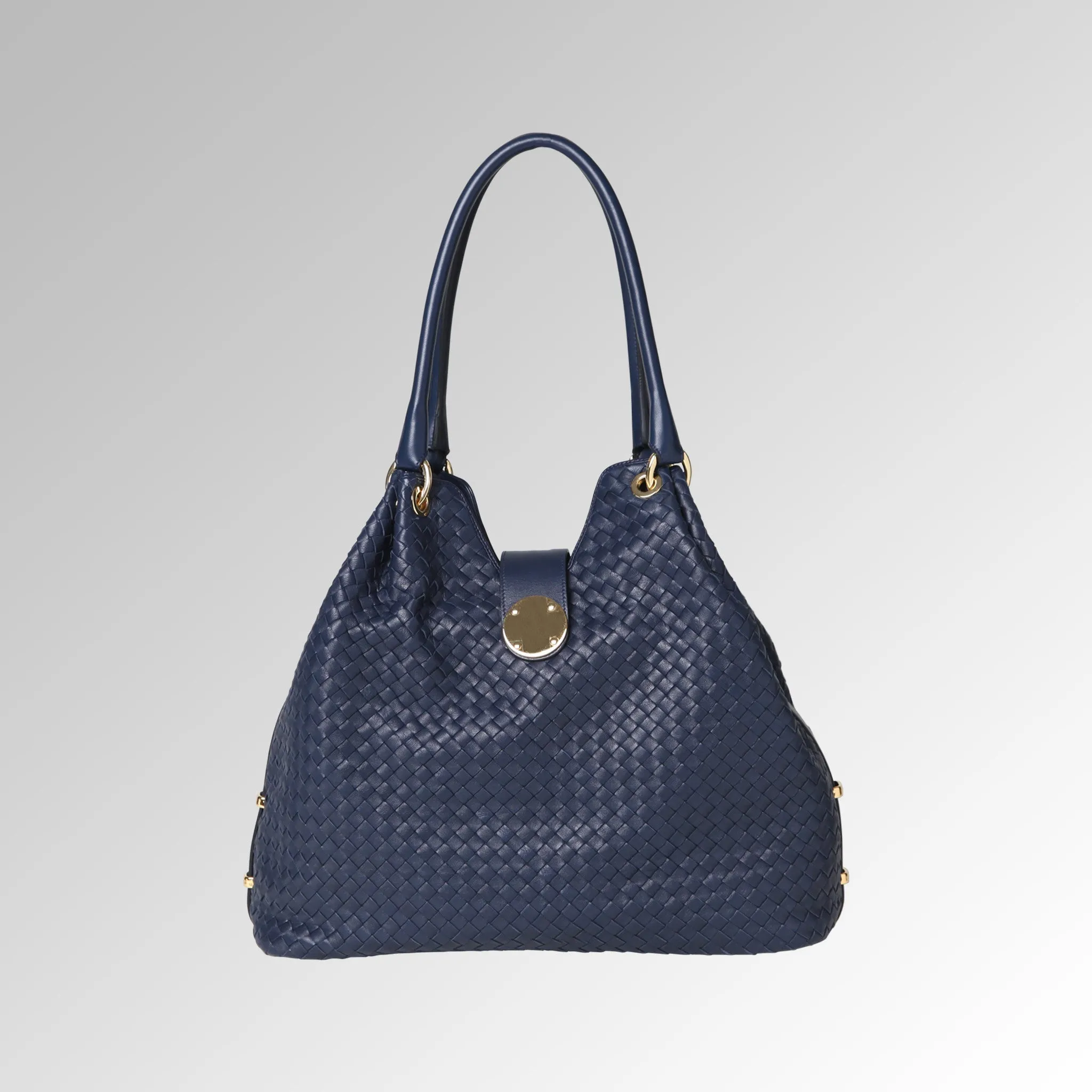 WOVEN NAPA LEATHER HOBO